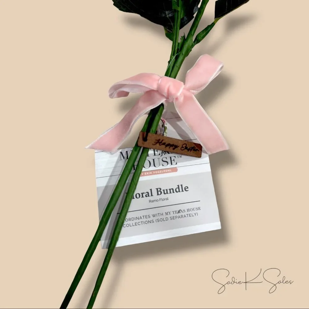 My Texas House Peony Floral Pick Set -‎ Two 16